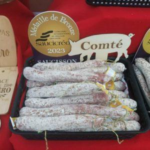 Saucisson au Comté - Médaille de Bronze Saucicréor 2023