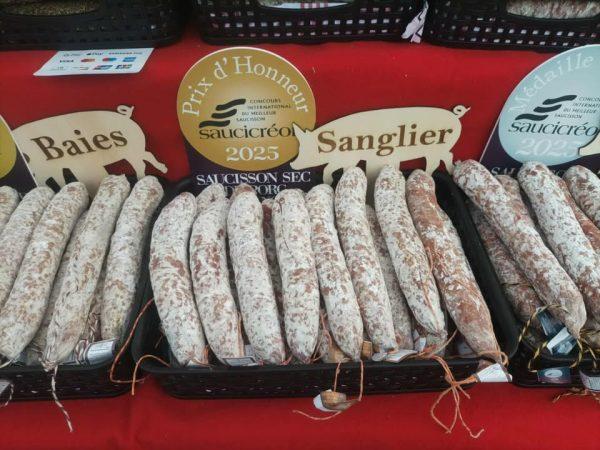 Saucisson au Sanglier - Prix d'Honneur Saucicréor 2025