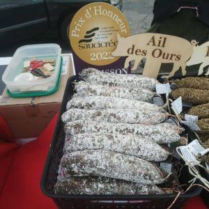 Saucisson à l’Ail des Ours - Prix d'Honneur Saucicréor 2022