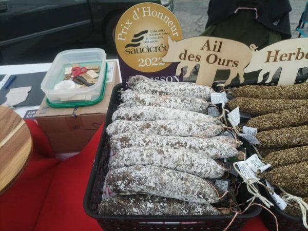 Saucisson à l’Ail des Ours - Prix d'Honneur Saucicréor 2022