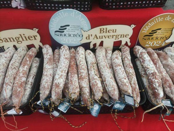 Saucisson au Bleu d’Auvergne - Médaille d'argent Saucicréor 2025