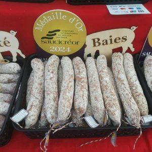 Saucisson aux 5 Baies - Médaille d'Or Saucicréor 2024