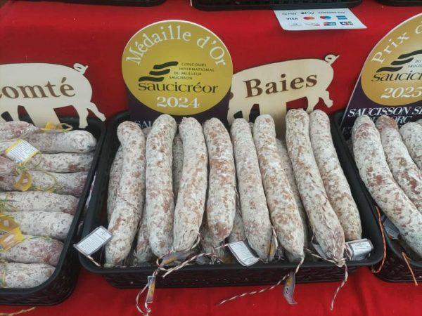 Saucisson aux 5 Baies - Médaille d'Or Saucicréor 2024