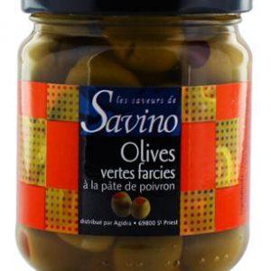Olives farcies poivron bocal 125g