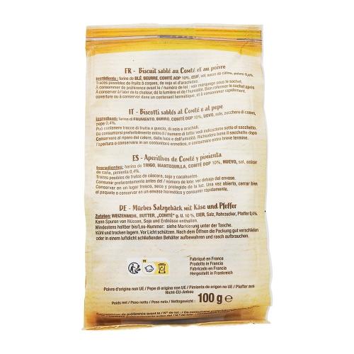 Biscuits comté et poivre sachet 100g – Image 2