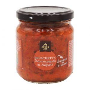 Bruschetta poivrons piquillo et jalapeno pot 190g