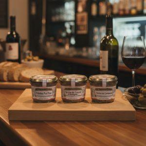 Coffret 3 terrines ou rillettes 180g