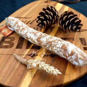 Saucisson sec aux noisettes 180g - Goût exceptionnel du Terroir d’Auvergne