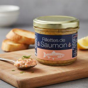 Rillettes de saumon bocal 90g