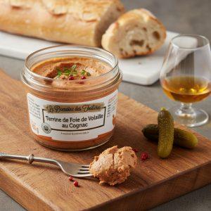 Terrine de Foie de Volaille au Cognac Label Rouge 180g – Spécialité de Nouvelle-Aquitaine pour apéritif gourmand